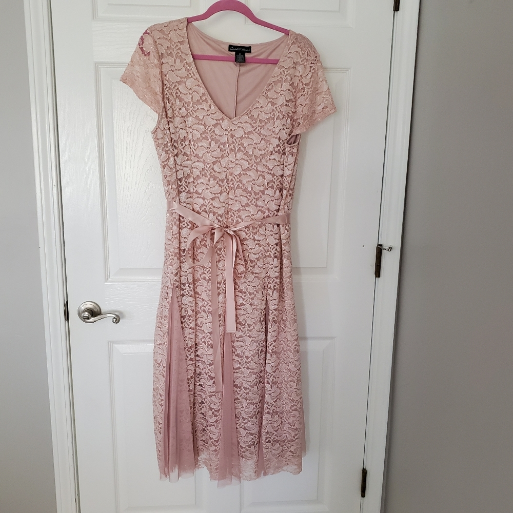 Lace pink dress size 2XL